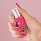 Swiss Beauty Slay Nail Color With Ultra Shine Formulation - 91 Fuchsia Pink | Grocsy