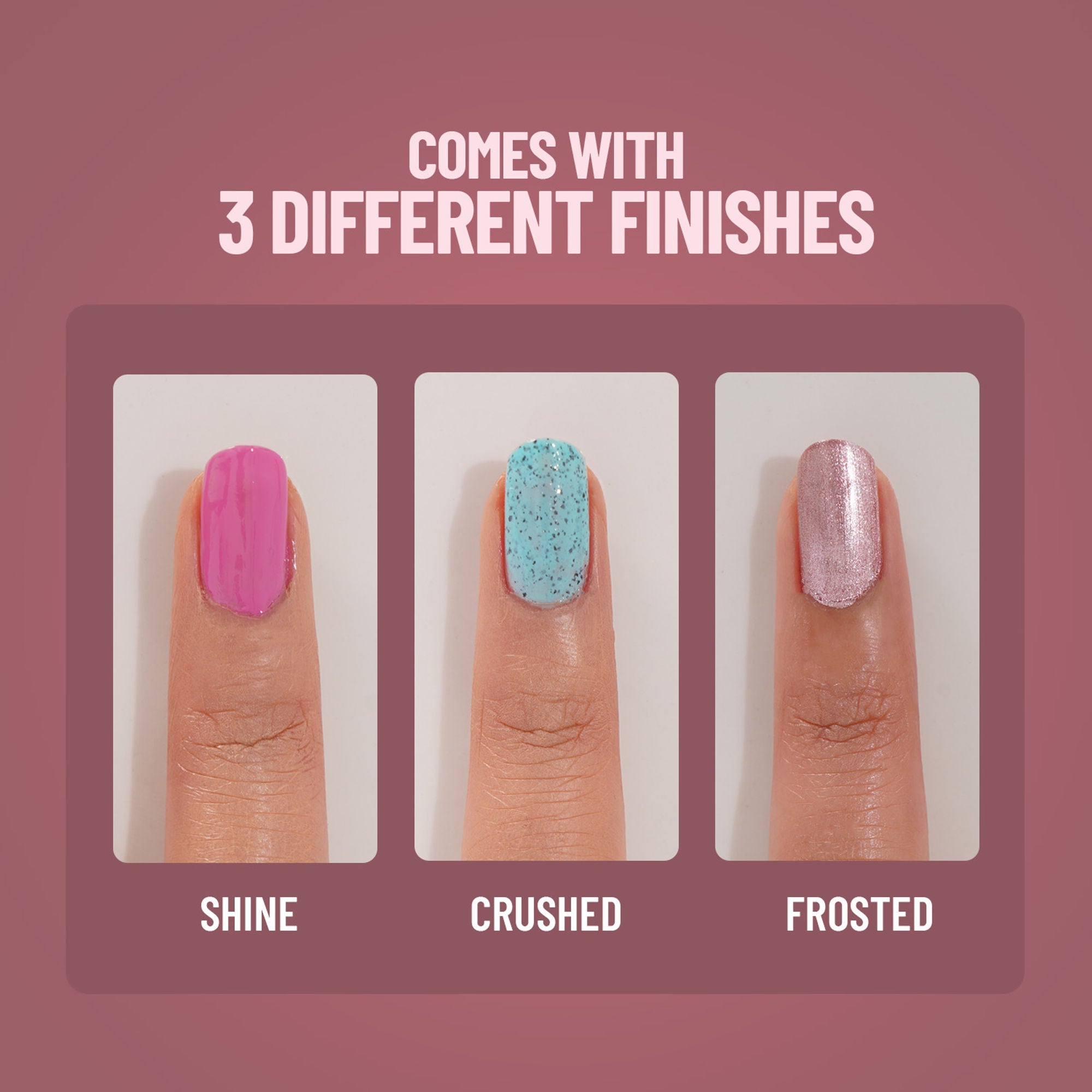 Swiss Beauty Slay Nail Color With Ultra Shine Formulation - 91 Fuchsia Pink | Grocsy
