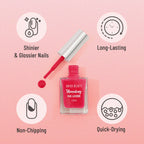 Swiss Beauty Stunning Nail Lacquer - 103 Deep Plum | Grocsy