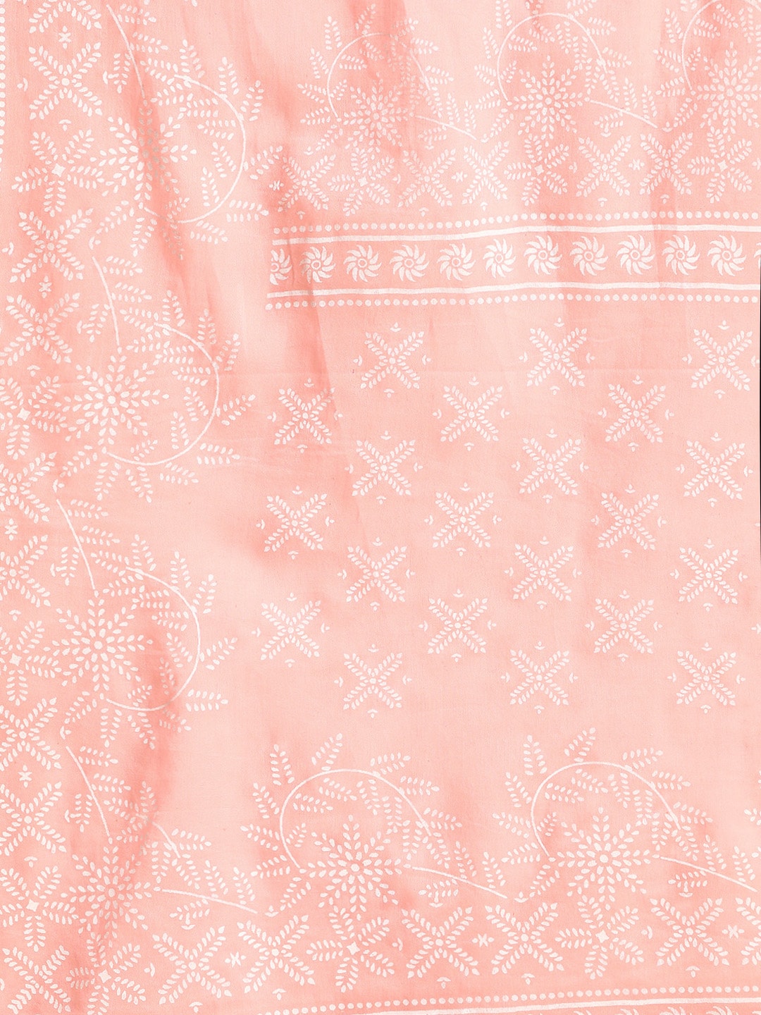 Sangria Women Pink Embroidered Thread Work Pure Cotton Kurta with Trousers & With Dupatta | Grocsy