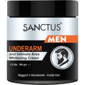 SANCTUS Underarm & Intimate Area Whitening Cream For Men | Grocsy