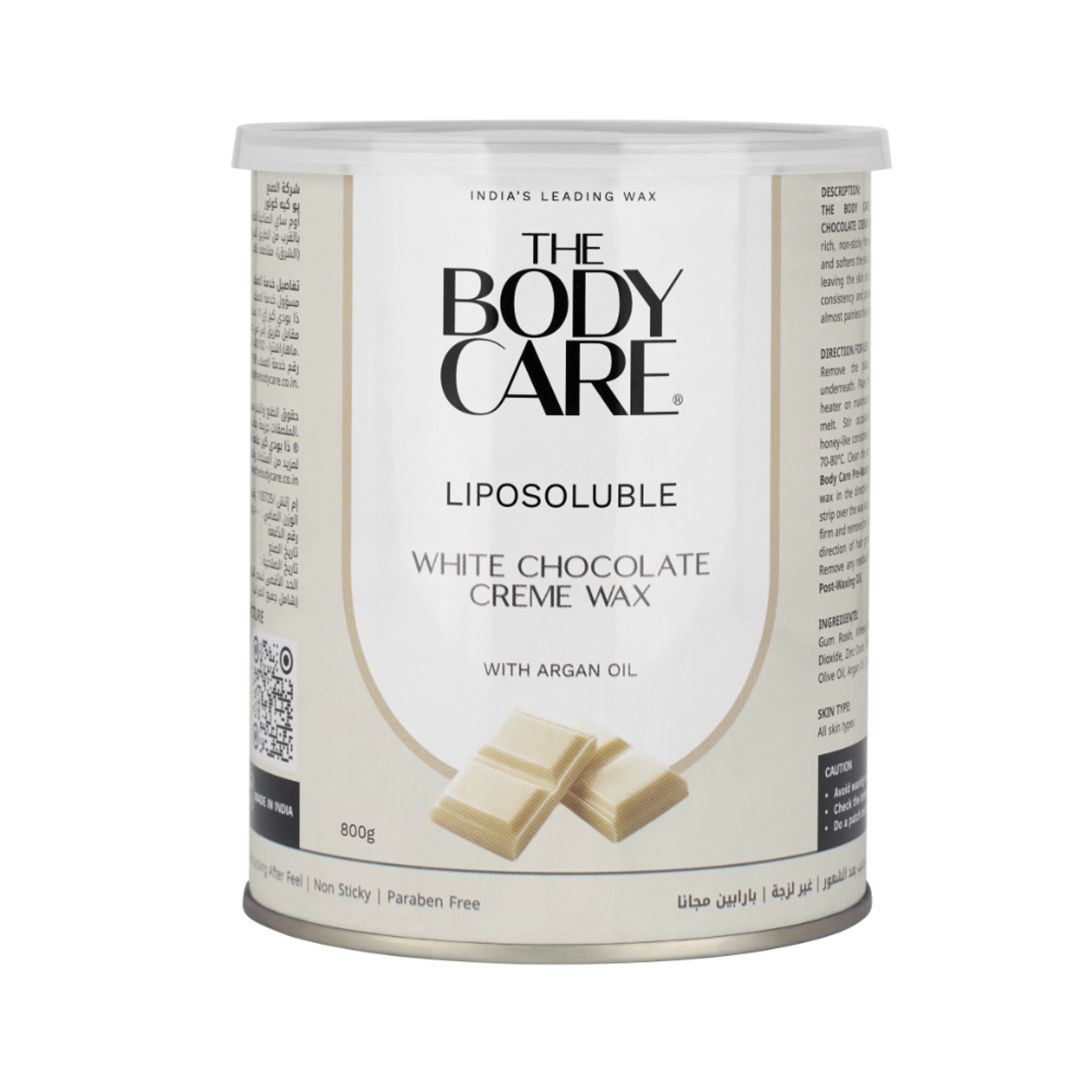 The Body Care Liposoluble White Chocolate Creme Wax | Grocsy