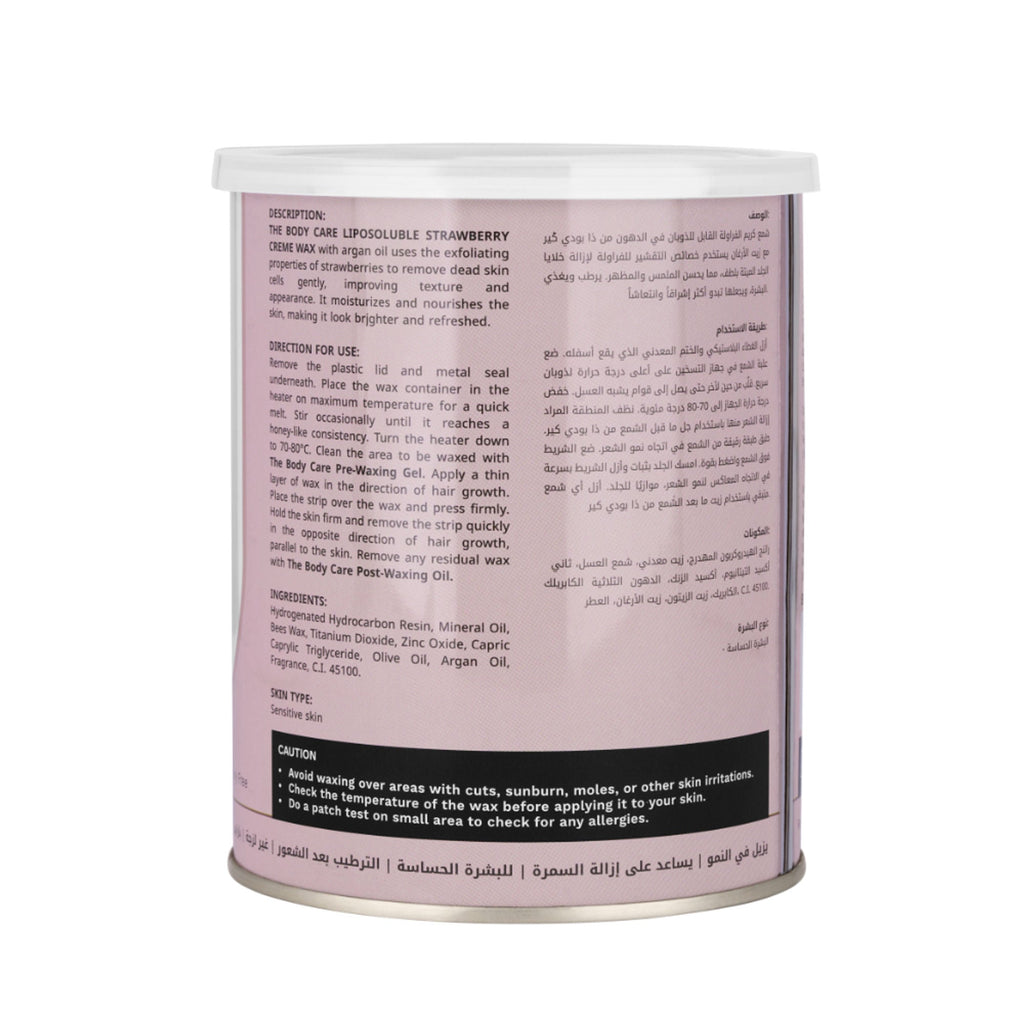 The Body Care Liposoluble Strawberry Creme Wax | Grocsy