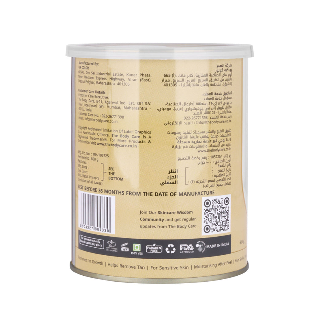 The Body Care Liposoluble Gold Creme Wax | Grocsy