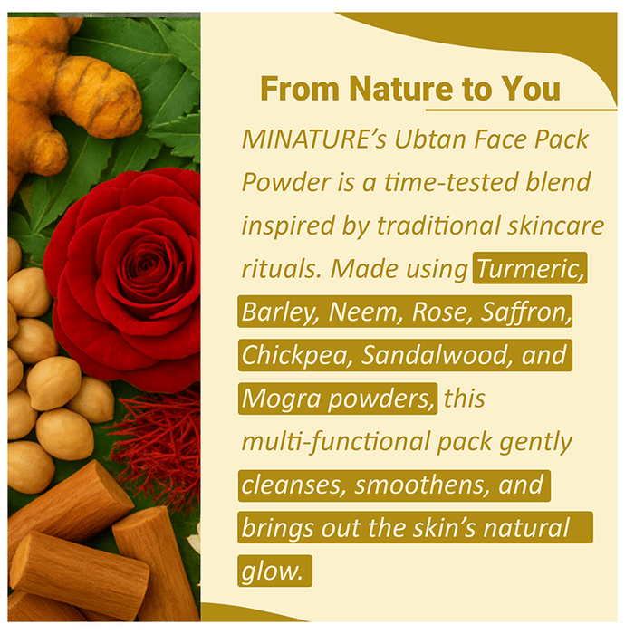 Minature Ubtan Face Pack Powder | Grocsy