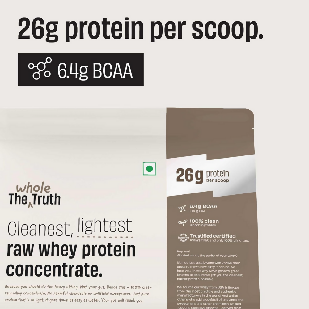 The Whole Truth Whey Protein Concentrate Unflavoured | Grocsy