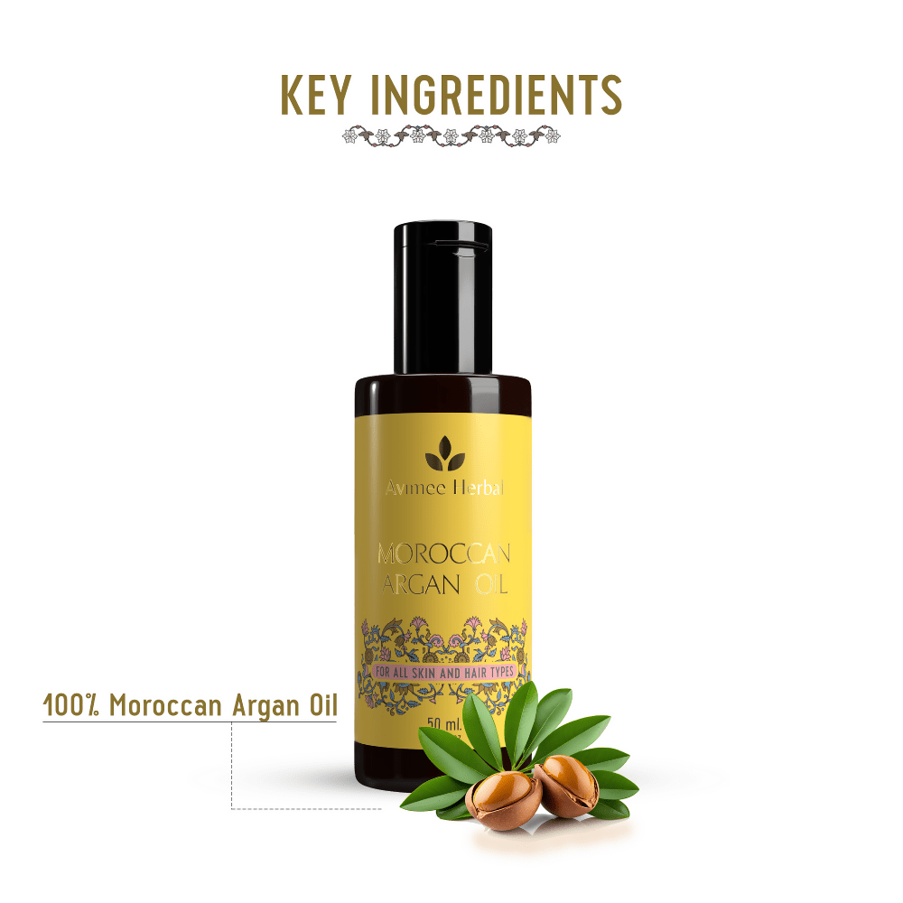 Avimee Herbal Moroccon Argan Oil | Grocsy