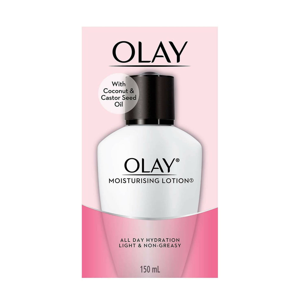 Olay Moisturising Lotion with Coconut, Caster Seed Oil, Glycerin | Grocsy