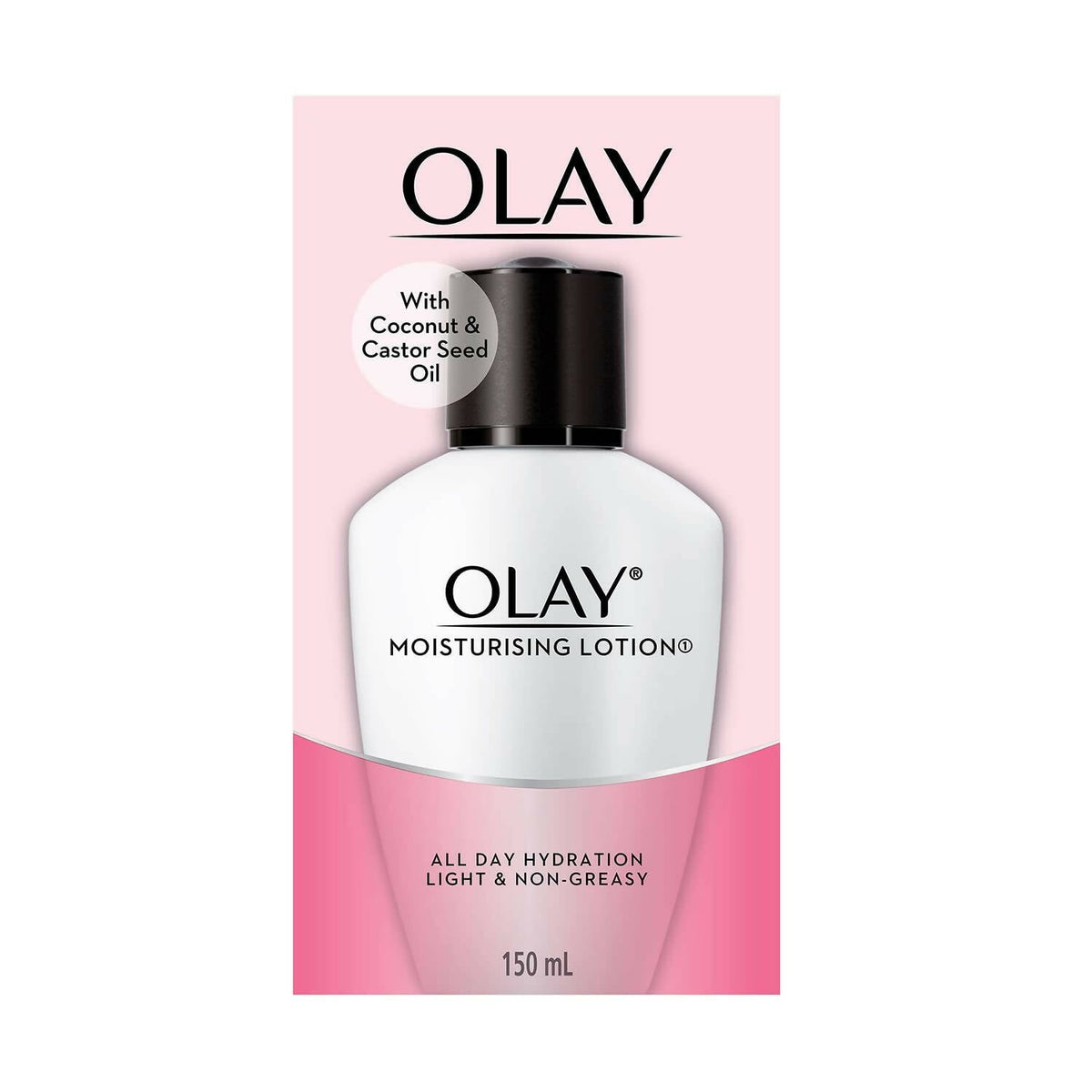 Olay Moisturising Lotion with Coconut, Caster Seed Oil, Glycerin | Grocsy