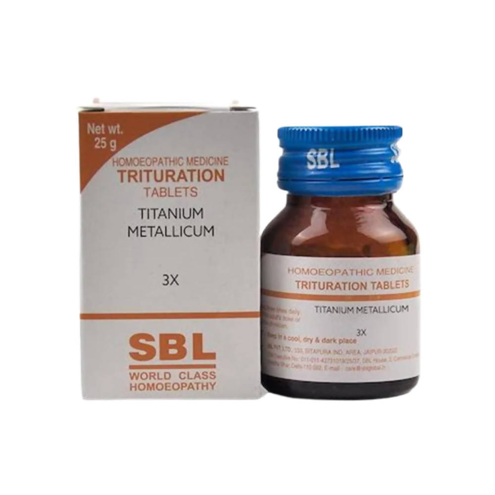 SBL Homeopathy Titanium Metallicum Trituration Tablets | Grocsy