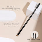 CUFFS N LASHES Fine Angled Brow Brush & Spoolie - E002 | Grocsy