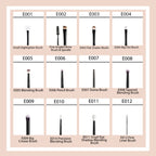 CUFFS N LASHES Fine Angled Brow Brush & Spoolie - E002 | Grocsy