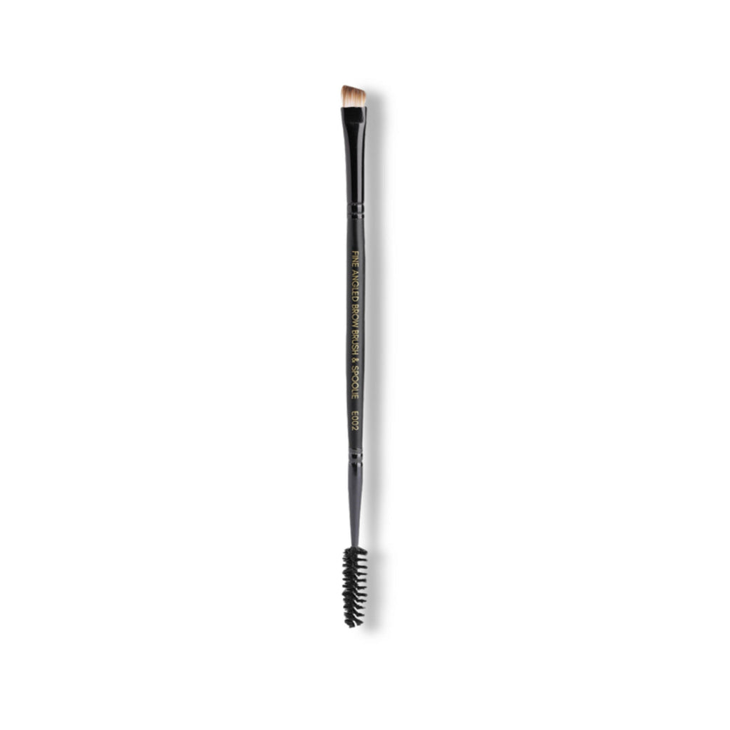 CUFFS N LASHES Fine Angled Brow Brush & Spoolie - E002 | Grocsy
