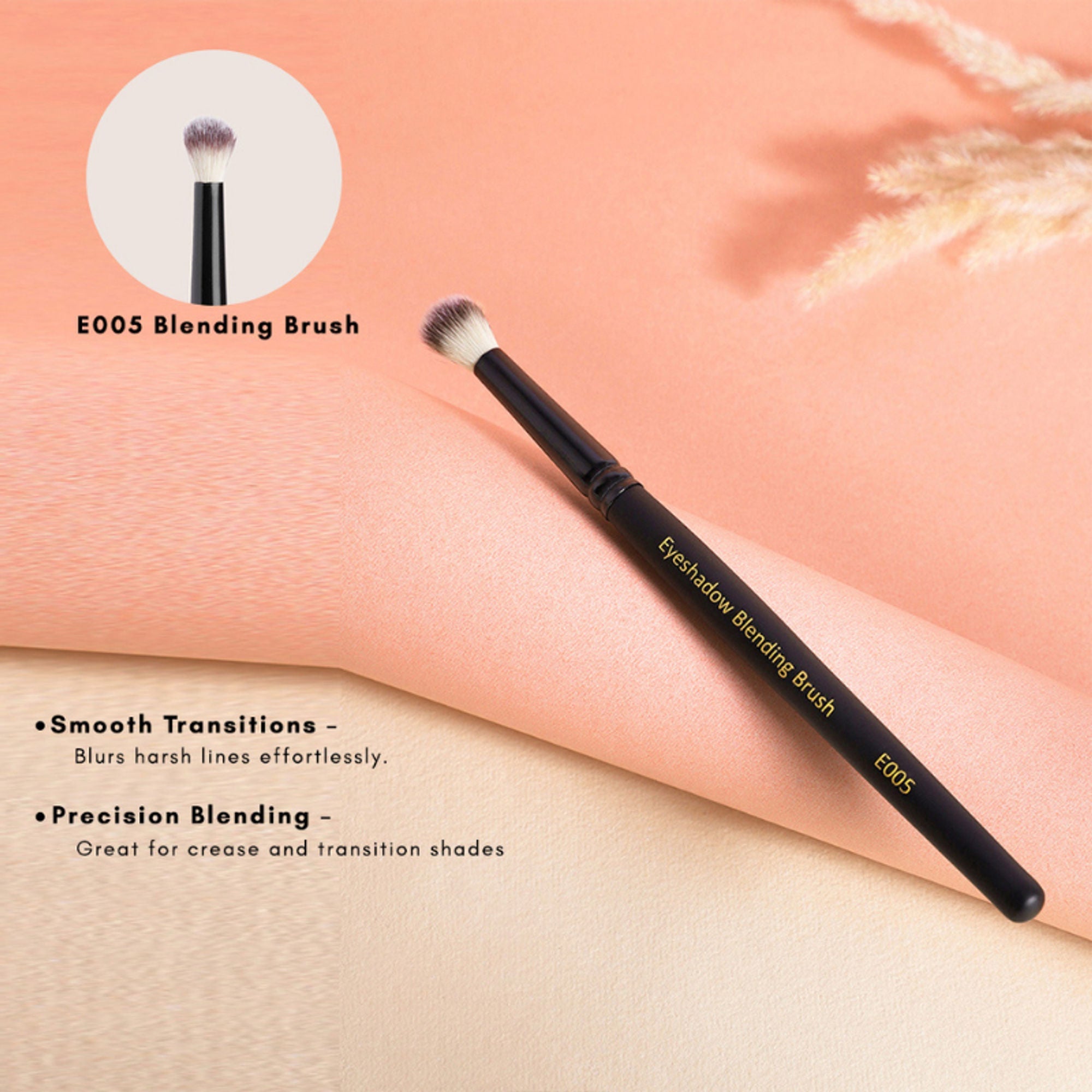CUFFS N LASHES Eyeshadow Blending Brush - E005 | Grocsy