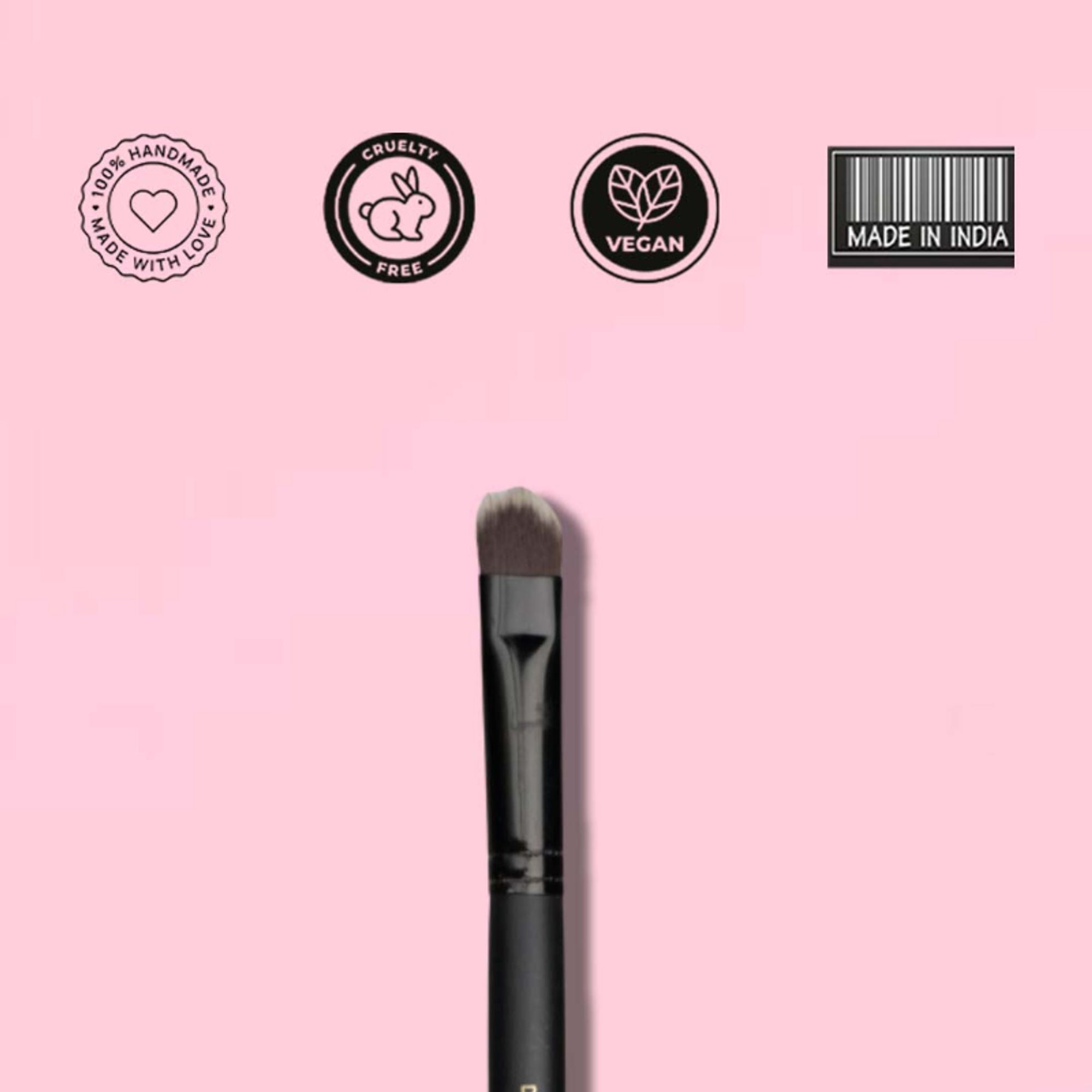 CUFFS N LASHES Deep Angled Concealer Brush - F011 | Grocsy