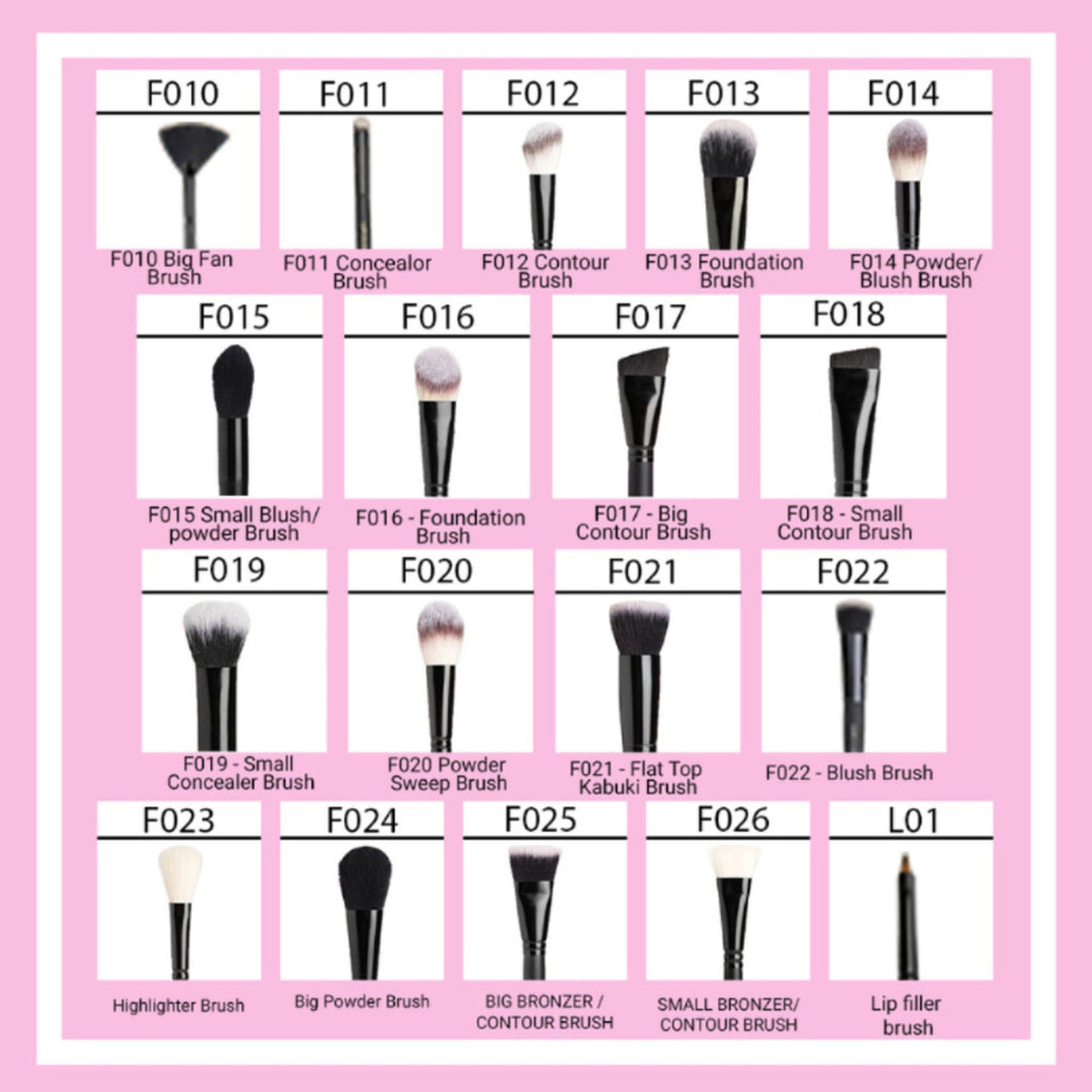 CUFFS N LASHES Deep Angled Concealer Brush - F011 | Grocsy