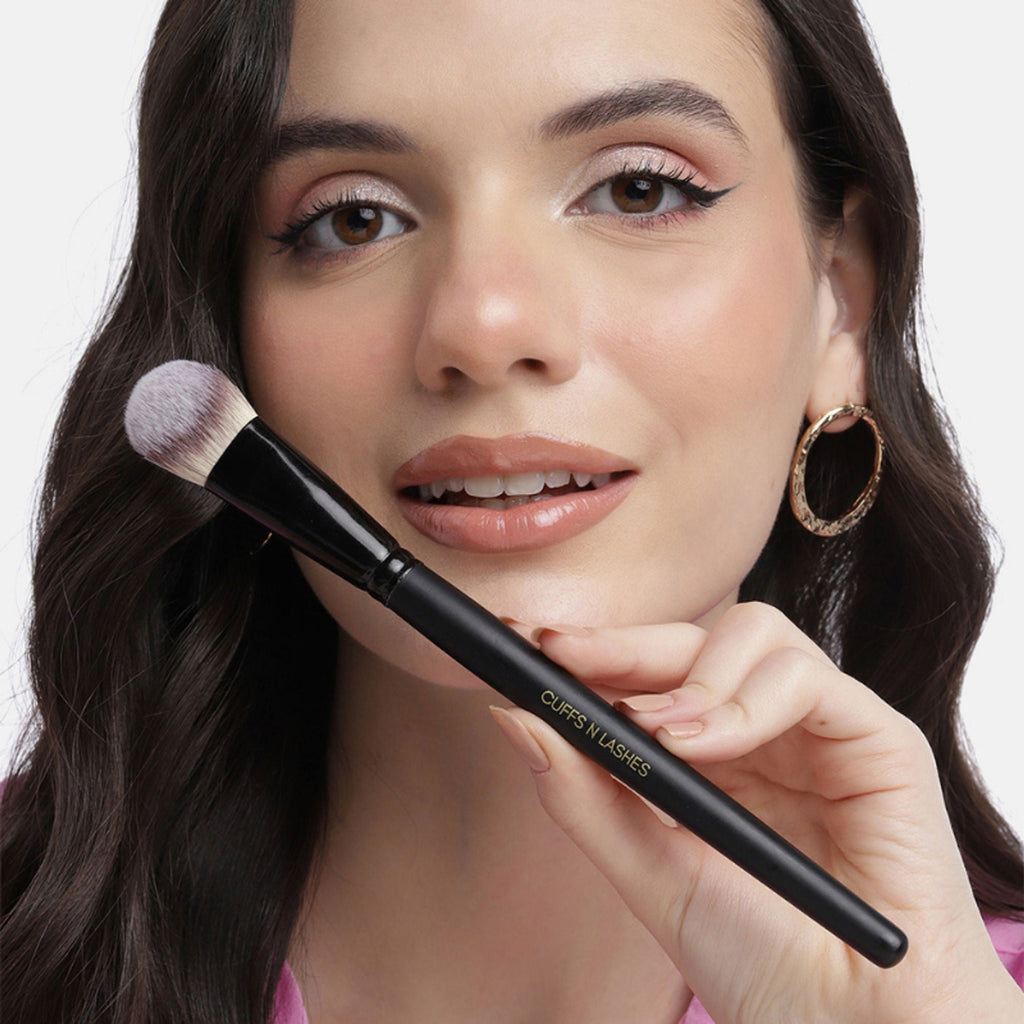 CUFFS N LASHES Foundation Brush - F016 | Grocsy