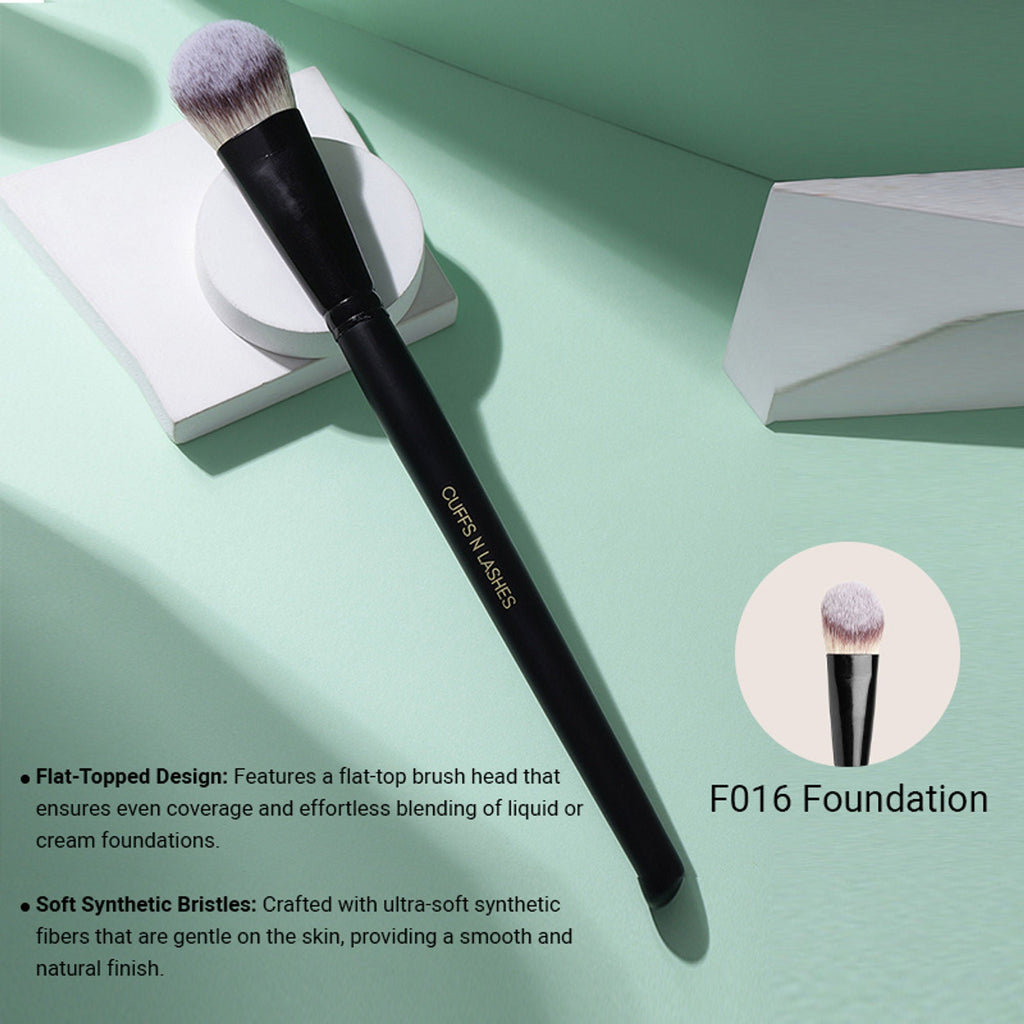CUFFS N LASHES Foundation Brush - F016 | Grocsy