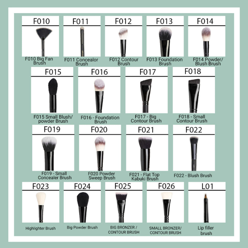 CUFFS N LASHES Foundation Brush - F016 | Grocsy