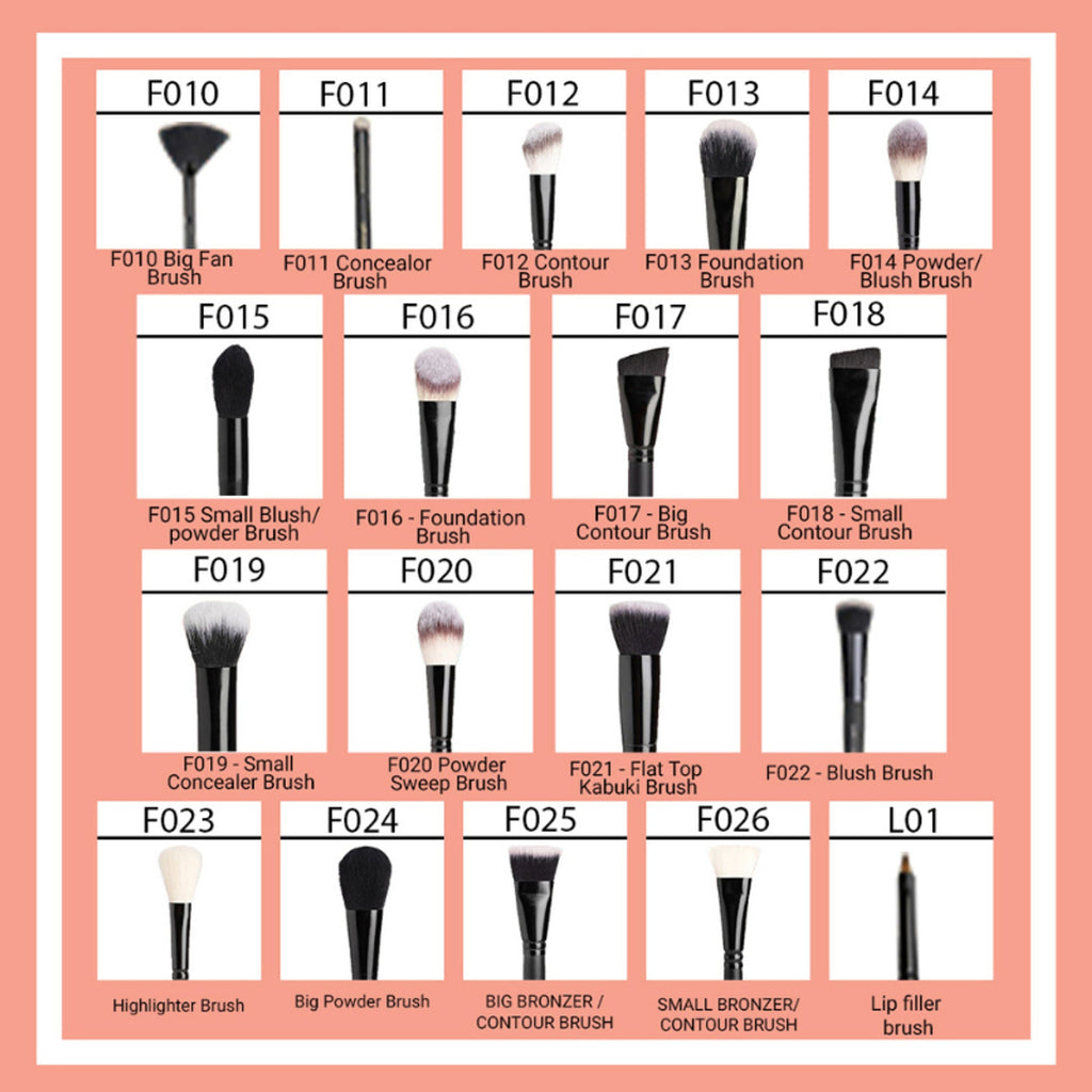 CUFFS N LASHES Small Concealer Brush - F019 | Grocsy