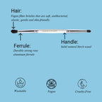 CUFFS N LASHES Small Smudger & Pencil Dual Brush - 05 | Grocsy