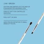 CUFFS N LASHES Small Smudger & Pencil Dual Brush - 05 | Grocsy