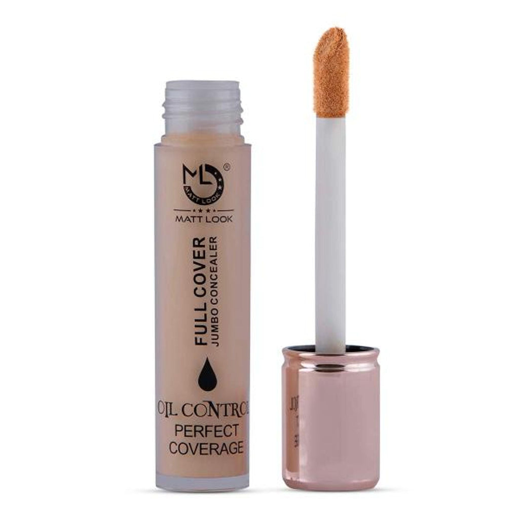 Matt Look Full Cover Jumbo Oil Control Perfect Coverage Concealer - Beige | Grocsy