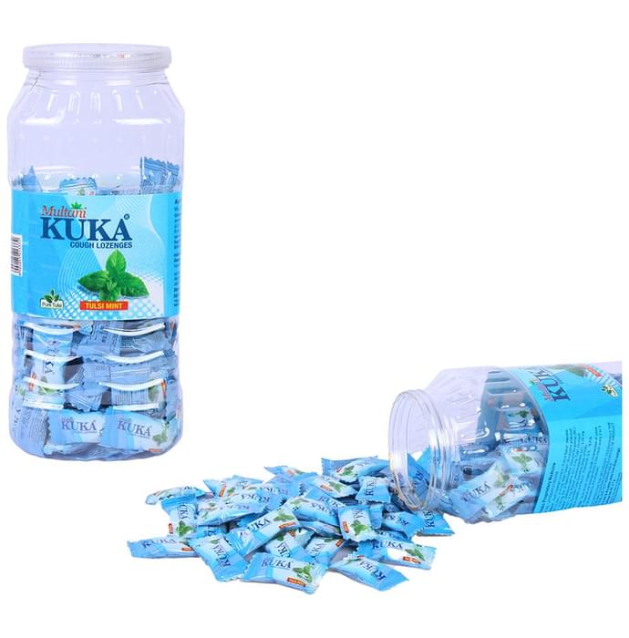 Multani Kuka Cough Lozenges Tulsi Mint | Grocsy