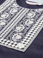 All About You Women Ethnic Motifs Embroidered Kurta With Trousers & With Dupatta | Grocsy