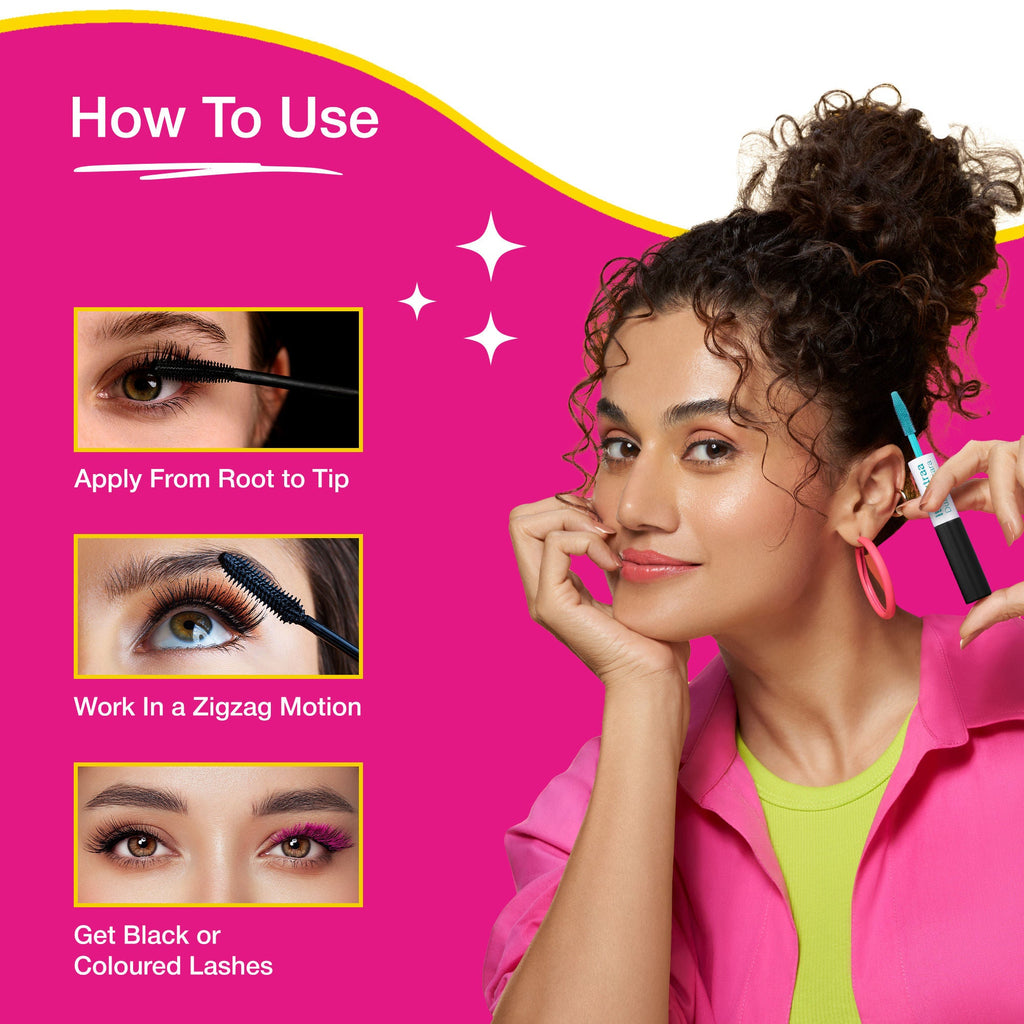 Swiss Beauty Craze It's Extraa Dual Non Flaky Mascara - 4 Teal Vibes | Grocsy
