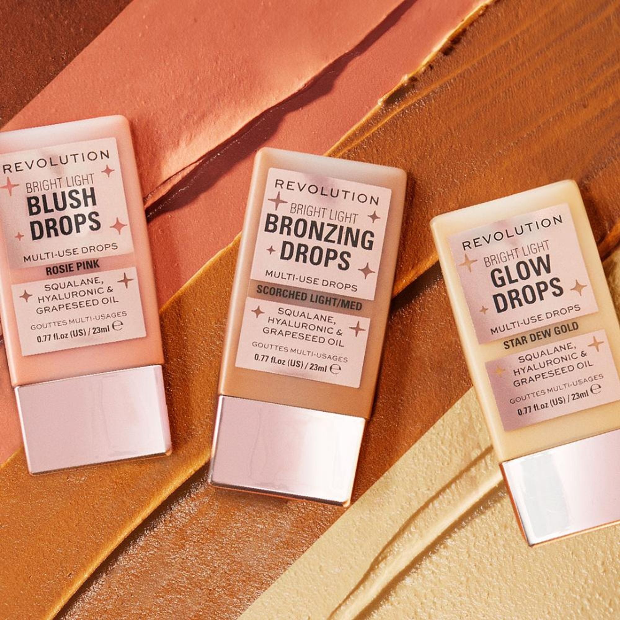 Makeup Revolution Bright Light Face Glow - Golden Star Dew | Grocsy