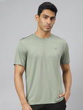 Alcis Men Drytech+ Anti-Static Slim-Fit Round Neck Running T-Shirt | Grocsy