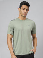 Alcis Men Drytech+ Anti-Static Slim-Fit Round Neck Running T-Shirt | Grocsy