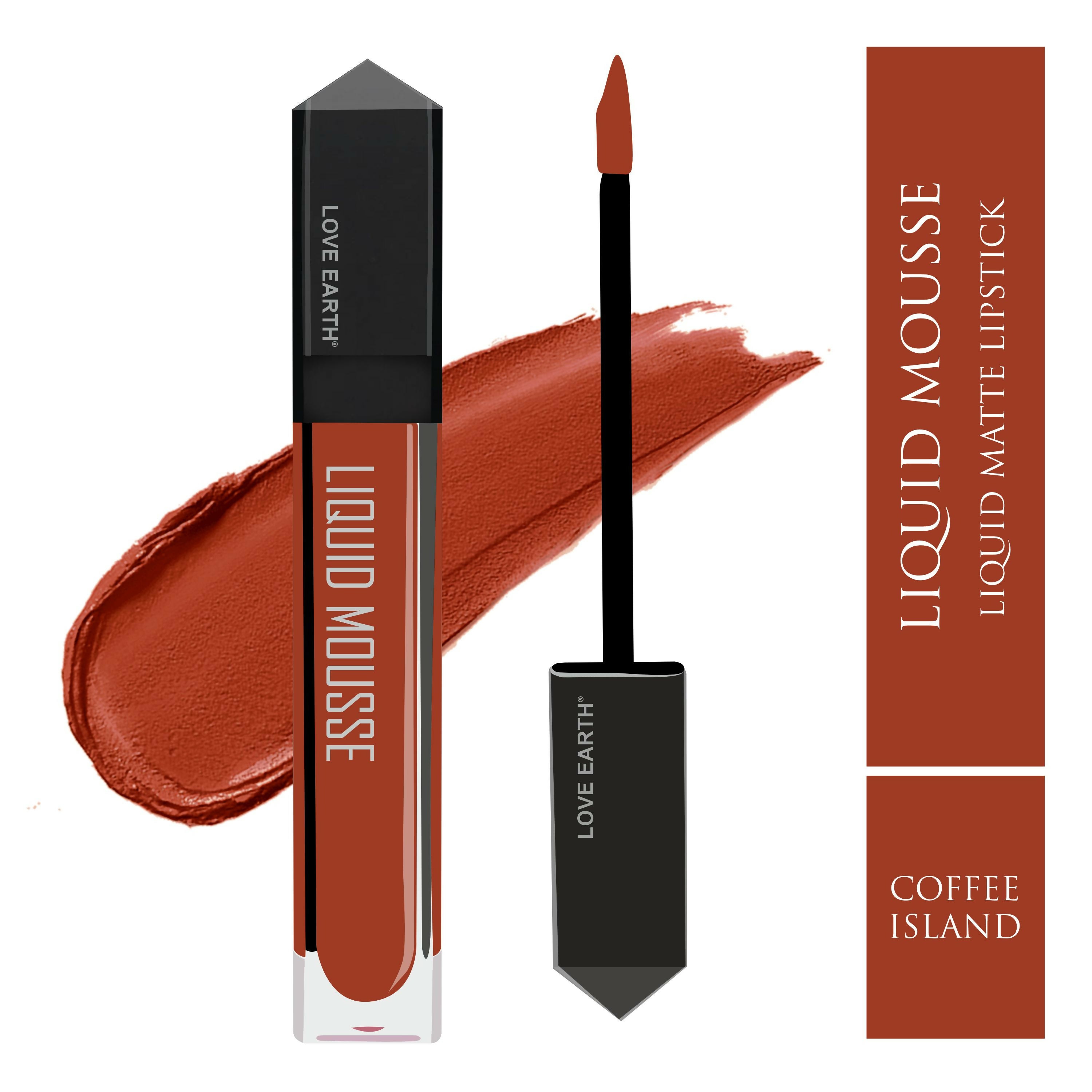 Love Earth Liquid Lipstick - Coffee Island | Grocsy