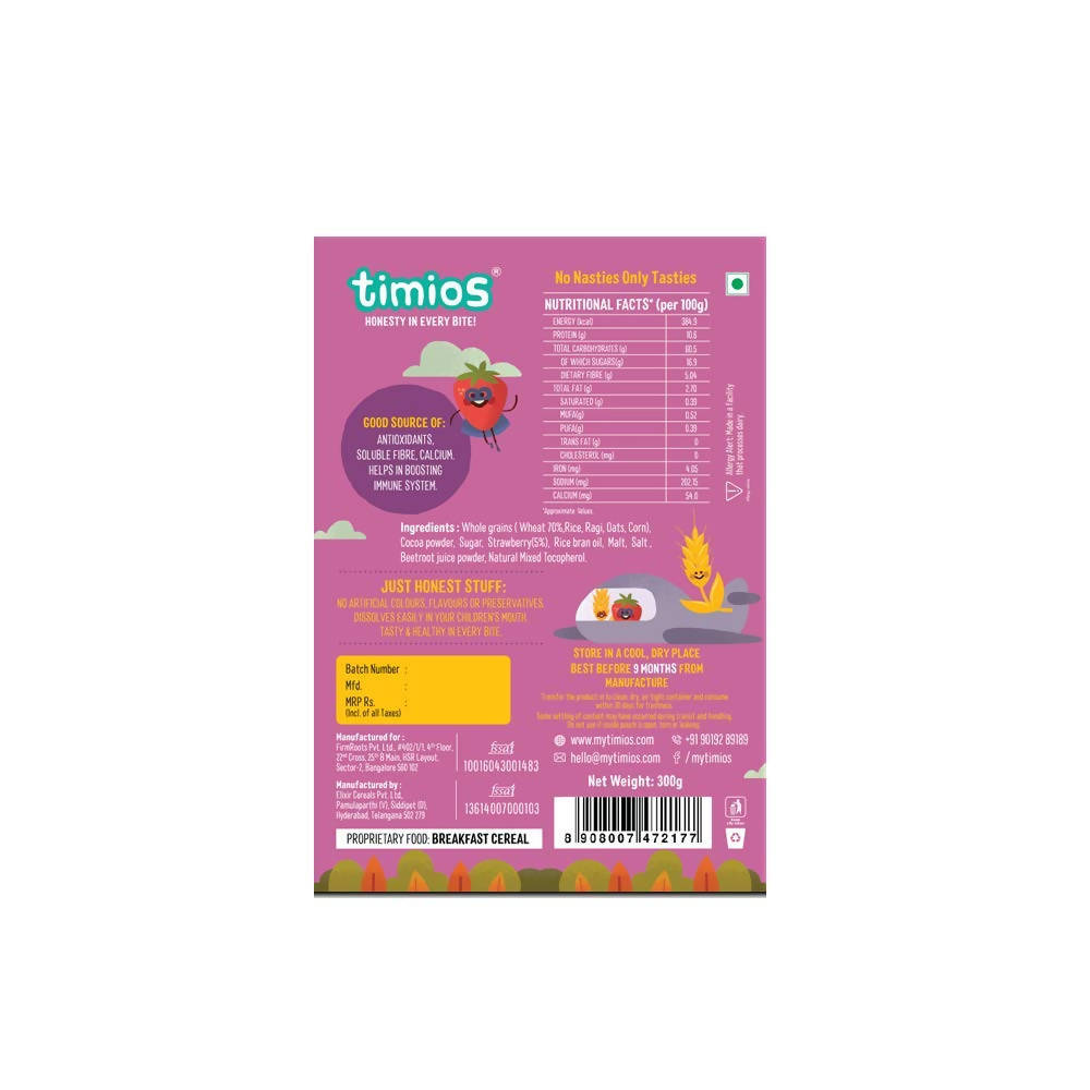 Timios Crunchies Breakfast Cereal For Toddlers | Grocsy