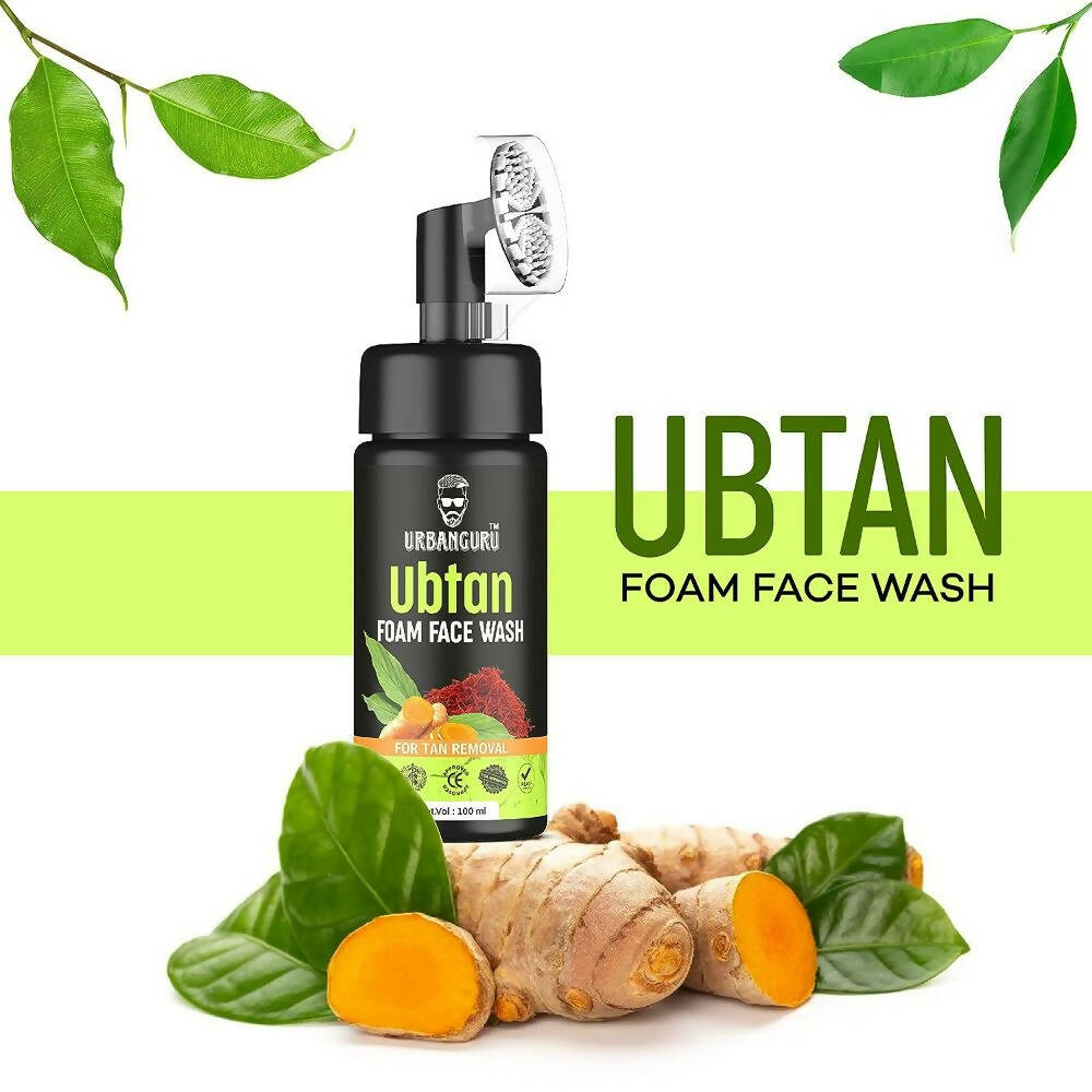 Urbanguru Men's Ubtan Foaming Face Wash | Grocsy
