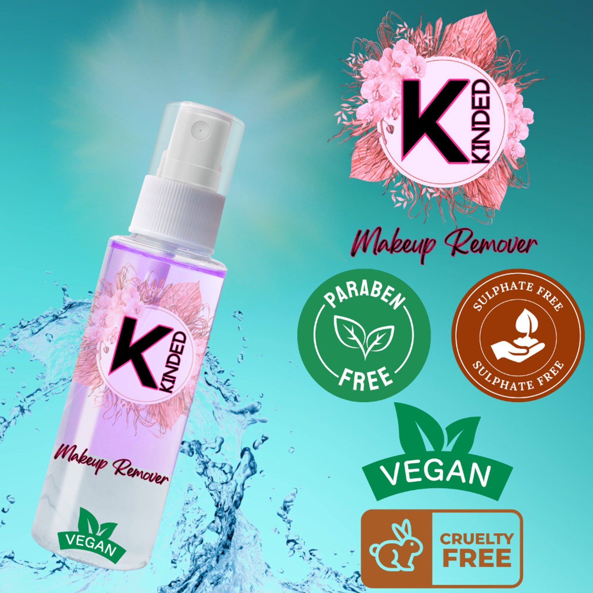 KINDED Makeup Remover - Lilac Purple | Grocsy