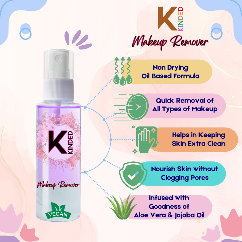 KINDED Makeup Remover - Lilac Purple | Grocsy