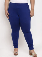 TAG 7 Women Plus Size Ankle Length Cotton Leggings | Grocsy