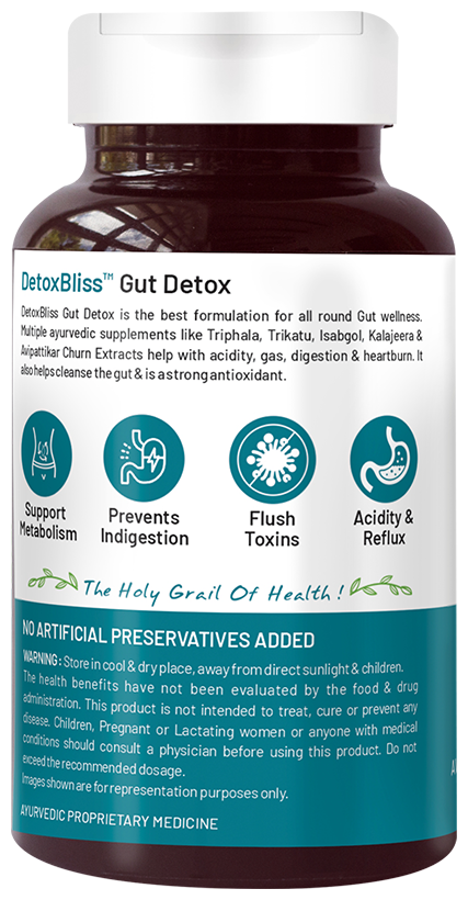 Bliss Welness Gut Detox Veg Tablet | Grocsy