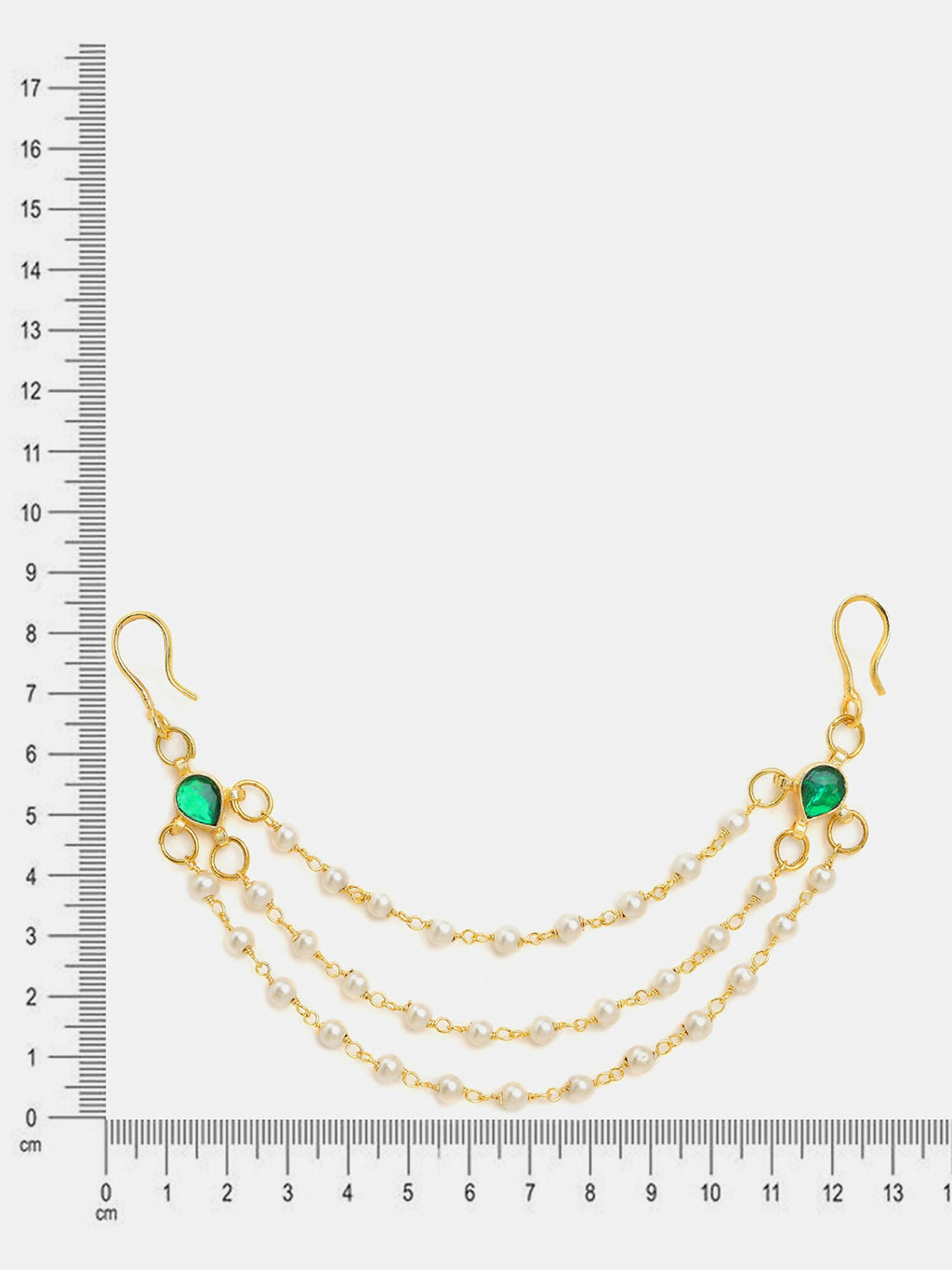 Ruby Raang Kundan Hair Accessory | Grocsy