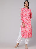 Aks Floral Printed Straight Kurta | Grocsy