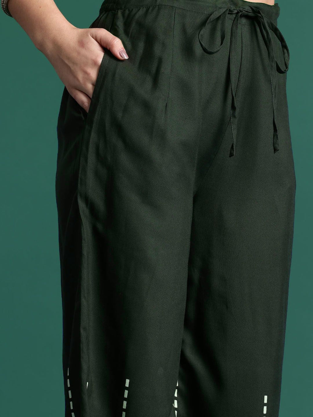 Indo Era Printed Beads & Stones Kurta with Trousers | Grocsy