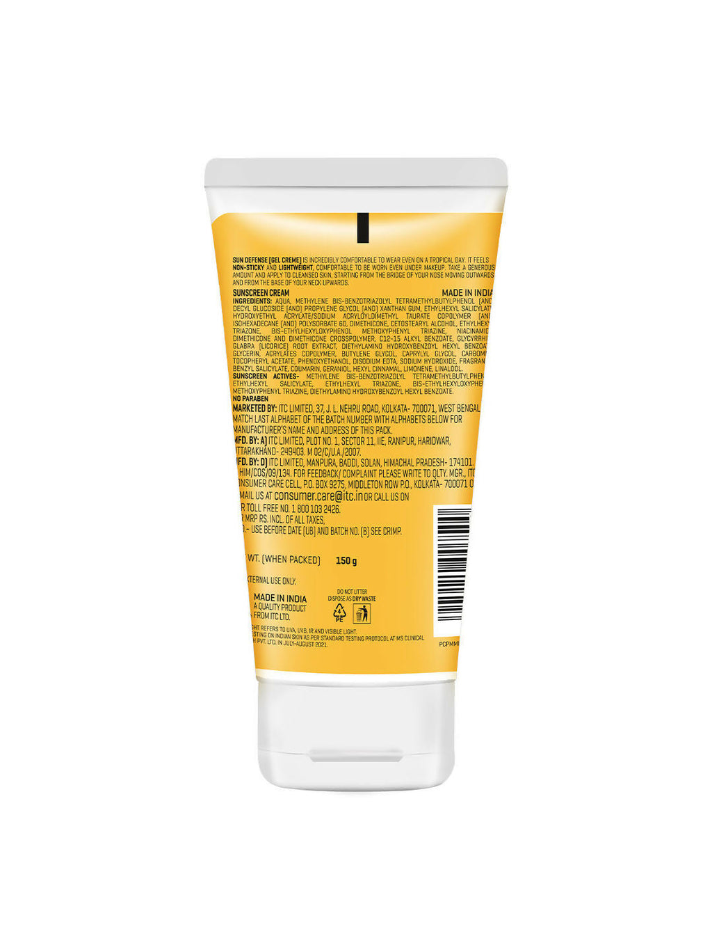 Dermafique Sun Defense Gel Creme SPF 30 Sunscreen, Prevents Tanning And Pigmentation | Grocsy