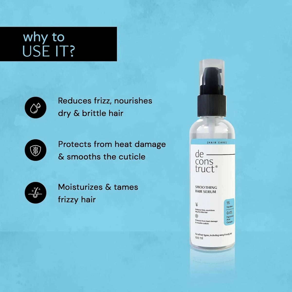 Deconstruct Smoothing Hair Serum | Grocsy