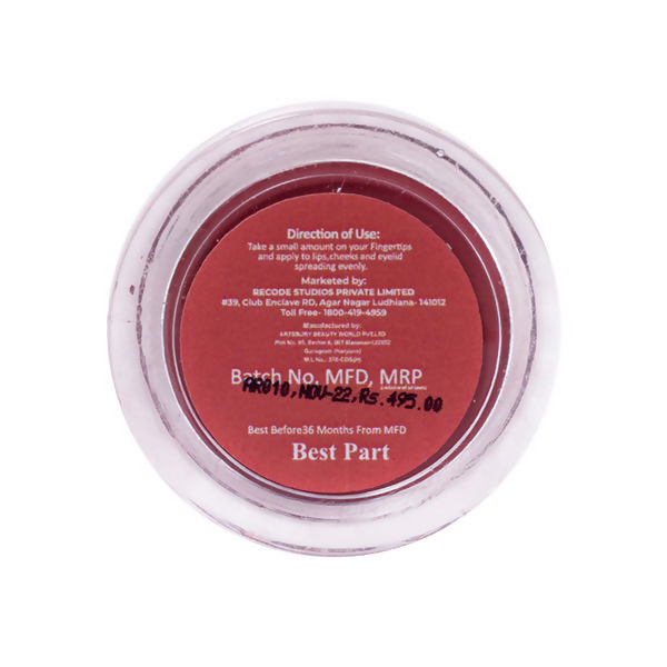 Recode Lip & Cheek Tint - 09- Best Part | Grocsy