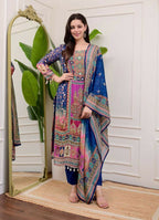 Joban Fashion Multicolor Kurta Set Chinon Embroidery Sequence Work | Grocsy