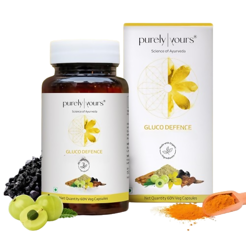 Purely Yours Ayurvedic Gluco Defence Capsules | Grocsy