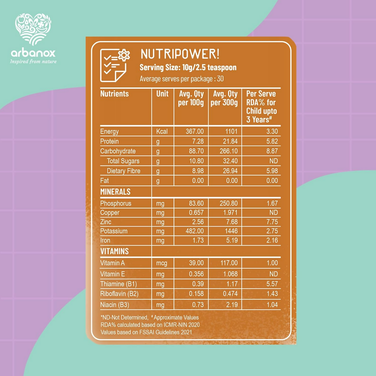 Babyvita Arbanox Wheat Banana Powder Mix | Grocsy