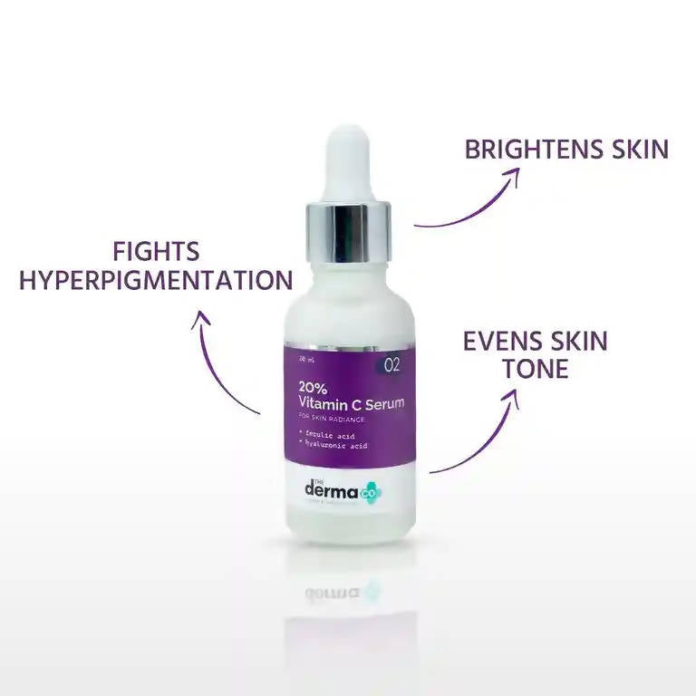 The Derma Co 20% Vitamin C Serum for Skin Radiance | Grocsy